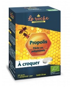 Propolis à Croquer BIO, 20 comprimés